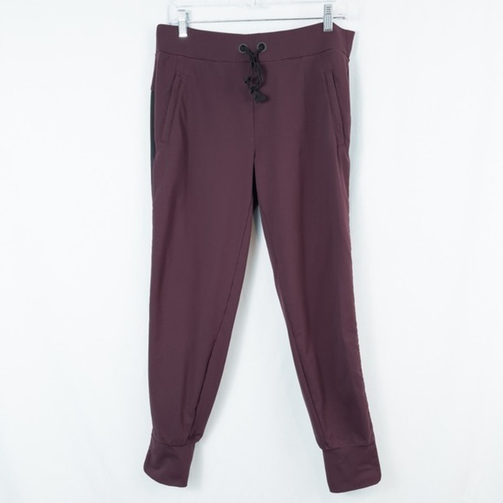 Athleta Metro Track Jogger Pants‎ Womens Medium Auberge Athleisure Sporty 338183